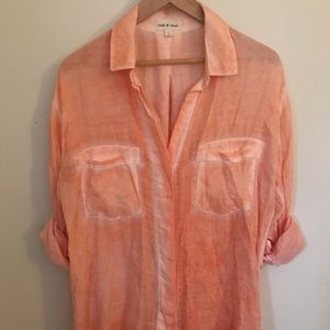 Anthropologie cloth and stone button up
